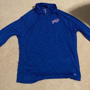 Quarter Zip Buffalo Bills NWOT Large